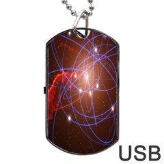 Highest Resolution Version Space Net Dog Tag Usb Flash (one Side) by Mariart