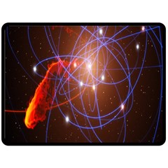 Highest Resolution Version Space Net Double Sided Fleece Blanket (large)  by Mariart