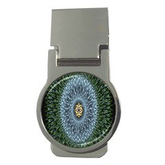 Hipnotic Star Space White Green Money Clips (round) 