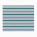 Horizontal Line Green Pink Gray Small Glasses Cloth Front