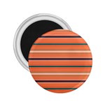 Horizontal Line Orange 2.25  Magnets Front