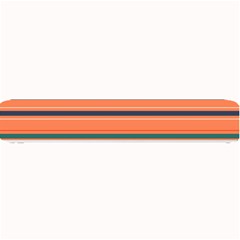 Horizontal Line Orange Small Bar Mats