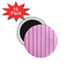 Line Pink Vertical 1 75  Magnets (10 Pack) 