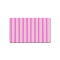 Line Pink Vertical Magnet (name Card)