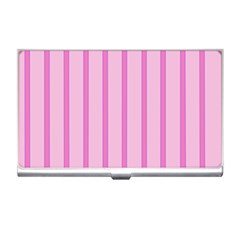 Line Pink Vertical Business Card Holders
