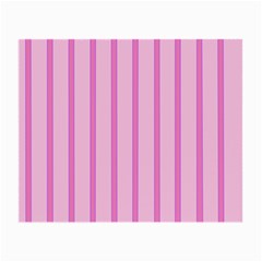 Line Pink Vertical Small Glasses Cloth (2-side) by Mariart