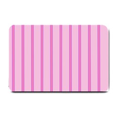 Line Pink Vertical Small Doormat  by Mariart