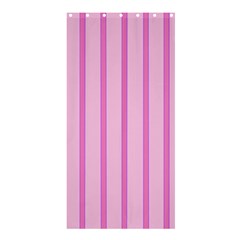 Line Pink Vertical Shower Curtain 36  X 72  (stall) 