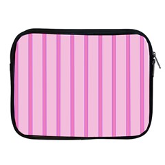 Line Pink Vertical Apple Ipad 2/3/4 Zipper Cases by Mariart