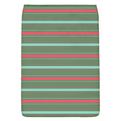 Horizontal Line Red Green Flap Covers (s)  by Mariart