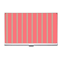 Line Red Grey Vertical Business Card Holders by Mariart