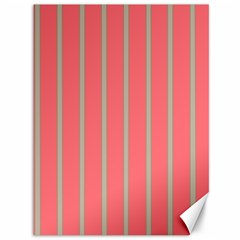 Line Red Grey Vertical Canvas 36  X 48   by Mariart