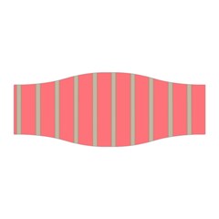 Line Red Grey Vertical Stretchable Headband