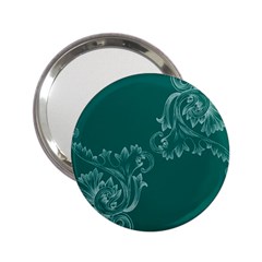 Leaf Green Blue Sexy 2.25  Handbag Mirrors