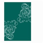 Leaf Green Blue Sexy Small Garden Flag (Two Sides) Front