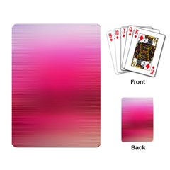 Line Pink Space Sexy Rainbow Playing Card