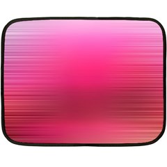 Line Pink Space Sexy Rainbow Double Sided Fleece Blanket (mini) 