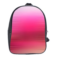 Line Pink Space Sexy Rainbow School Bag (large)