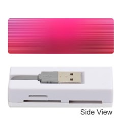 Line Pink Space Sexy Rainbow Memory Card Reader (stick)  by Mariart