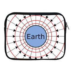 Magnetik Earth s Gravitational Line Triangle Apple Ipad 2/3/4 Zipper Cases by Mariart