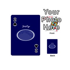 Moon July Blue Space Playing Cards 54 (Mini) 