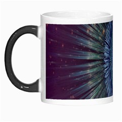 Peaceful Flower Formation Sparkling Space Morph Mugs by Mariart