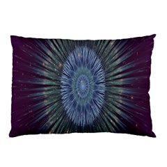 Peaceful Flower Formation Sparkling Space Pillow Case by Mariart