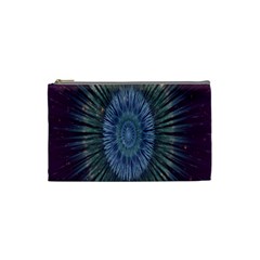 Peaceful Flower Formation Sparkling Space Cosmetic Bag (small)  by Mariart