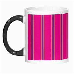 Pink Line Vertical Purple Yellow Fushia Morph Mugs by Mariart