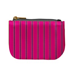 Pink Line Vertical Purple Yellow Fushia Mini Coin Purses