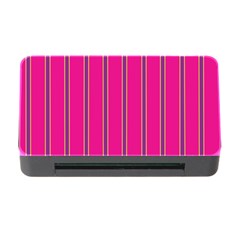 Pink Line Vertical Purple Yellow Fushia Memory Card Reader With Cf