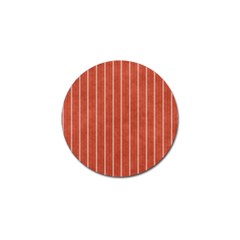 Line Vertical Orange Golf Ball Marker (10 Pack)