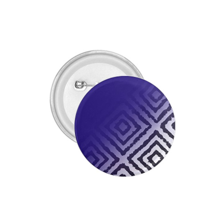 Plaid Blue White 1.75  Buttons