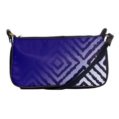 Plaid Blue White Shoulder Clutch Bags by Mariart
