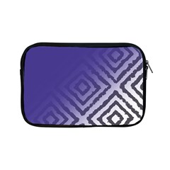 Plaid Blue White Apple Ipad Mini Zipper Cases