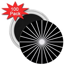 Ray White Black Line Space 2.25  Magnets (100 pack) 