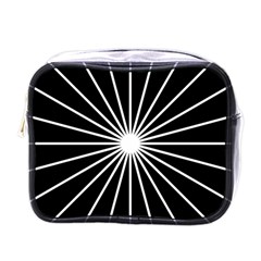 Ray White Black Line Space Mini Toiletries Bags