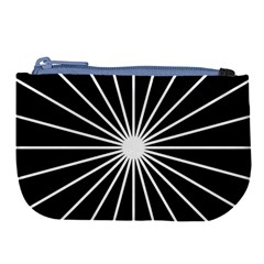 Ray White Black Line Space Large Coin Purse