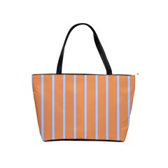 Rayures Bleu Orange Shoulder Handbags