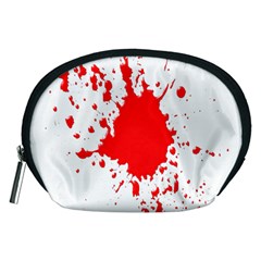 Red Blood Splatter Accessory Pouches (medium) 