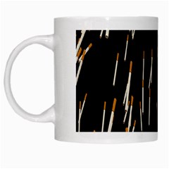 Rain Cigarettes Transparent Background Motion Angle White Mugs by Mariart