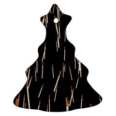 Rain Cigarettes Transparent Background Motion Angle Christmas Tree Ornament (two Sides)