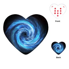 Hole Space Galaxy Star Planet Playing Cards (heart) 