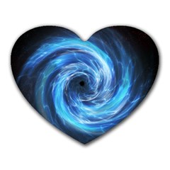 Hole Space Galaxy Star Planet Heart Mousepads by Mariart