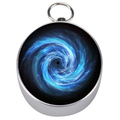 Hole Space Galaxy Star Planet Silver Compasses by Mariart