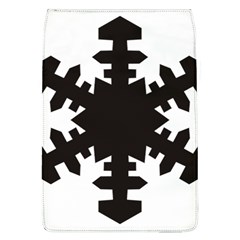 Snowflakes Black Flap Covers (l) 