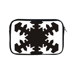 Snowflakes Black Apple Macbook Pro 13  Zipper Case by Mariart