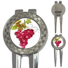 Red Fruit Grape 3-in-1 Golf Divots by Mariart