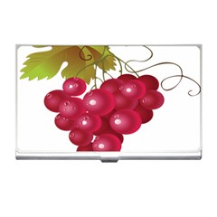 Red Fruit Grape Business Card Holders