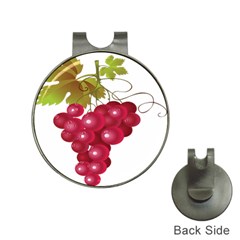 Red Fruit Grape Hat Clips With Golf Markers